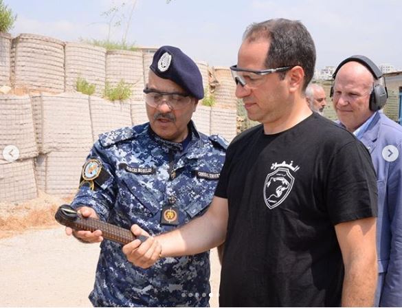 بالفيديو والصور: سامي الجميل في "سرية الفهود"